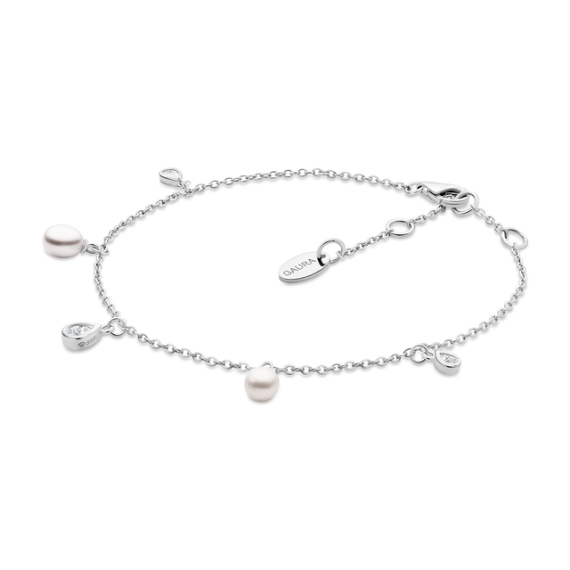 Perlen-Kristall-Charm-Armband