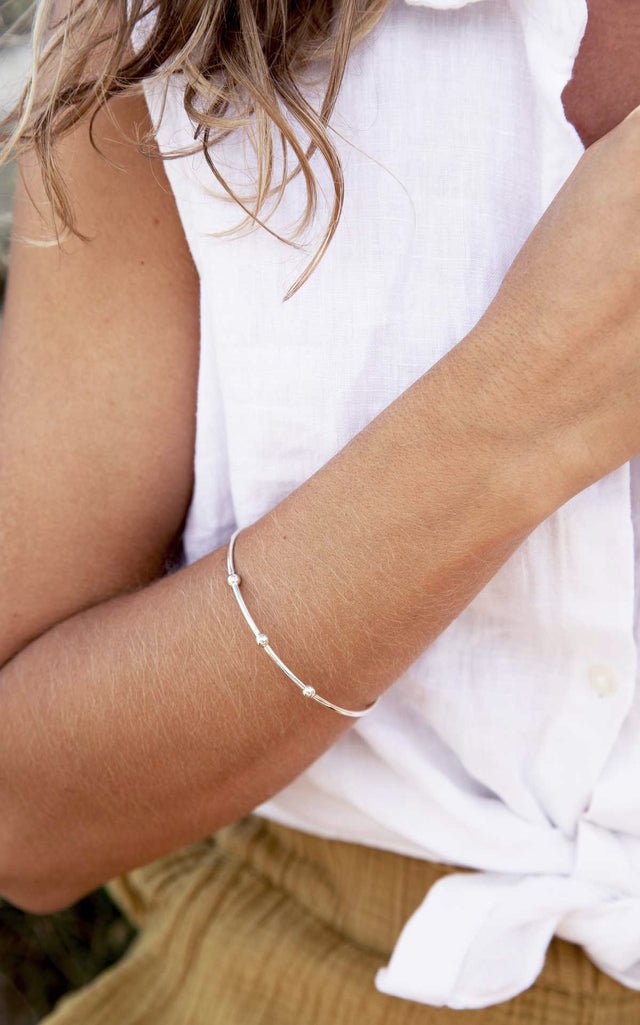 Jupiter Bangle, silver