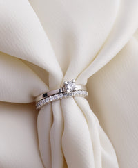 Monet Wedding / Engagement ring, diamond 0.25 ct.