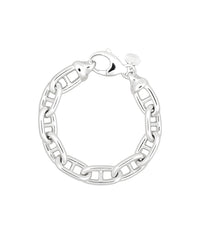 Anchor Chunky Chain Armband, Silber