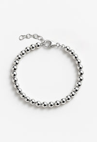 Silbernes Perlenarmband, Silber