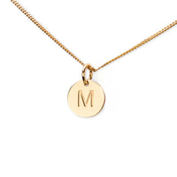 LETTER CHARM 18k. gold, A-Z, engraved, Straight font