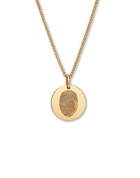 Charm with your own fingerprint | 18k Gold