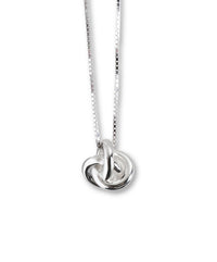 3 in One Fat Knot necklace, silver