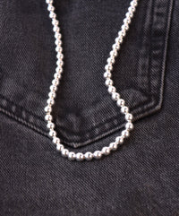 Silver Pearl Halsband, silver - Mila Silver