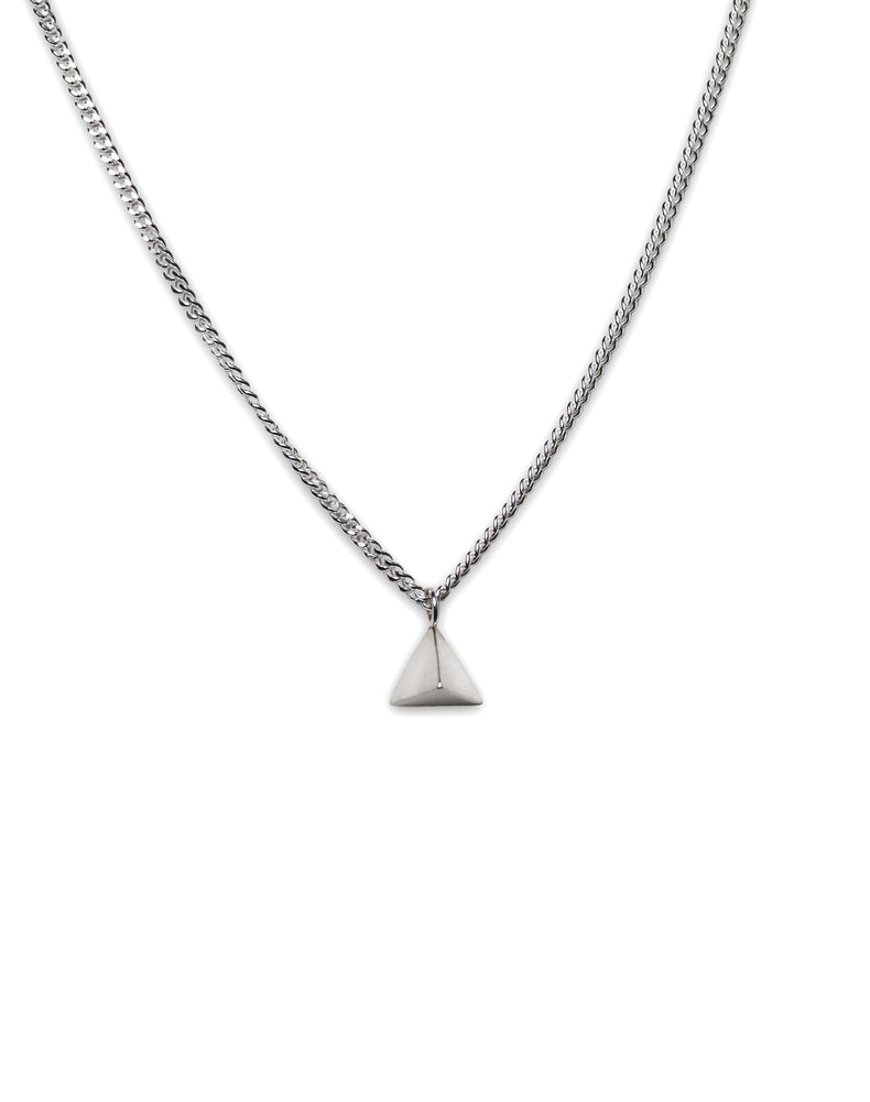 MILA MAN Pyramid Halsband, silver