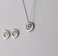 Soul Heart Silver Necklace