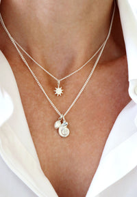 Summer Edition Shell & Pearl Silberkette