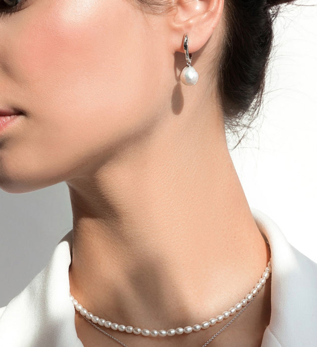 Pärlörhängen, Edison Pearl Twisted Hoops