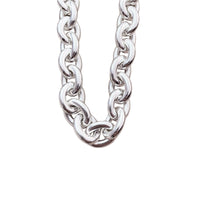 Mega Chunky Chain Halsband kedja, silver 14 mm - Mila Silver