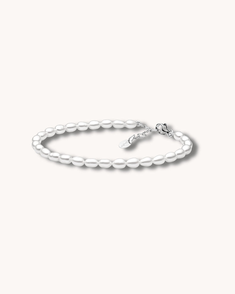 Pearl bracelet, Baroque pearls, medium