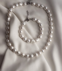 Pearl bracelet, Baroque pearls Large