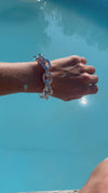 Mega Chunky Chain Kettenarmband, Silber, 18 mm
