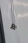 3 in One Fat Knot necklace, silver