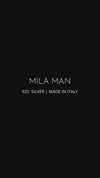 Mila Man Chain necklace silver, Rope Chain / Cordell 50 cm
