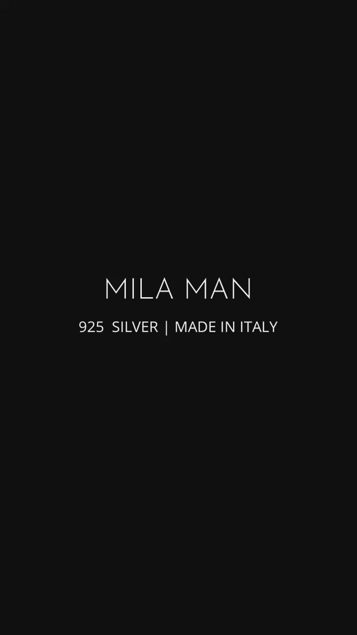 Mila Man Chain necklace silver, Rope Chain / Cordell 50 cm