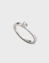 MONET Diamond ring, silver | Wedding / Engagement