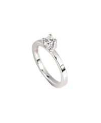 Monet Diamond silver ring 0.25 ct.