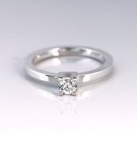 Monet Diamond silver ring 0.25 ct.