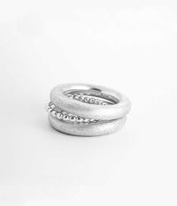 Mila Combo Silverring 4 mm, Frost - Mila Silver