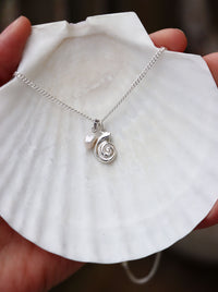 Summer Edition Shell & Pearl Silberkette