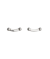 Smile Ear studs, silver