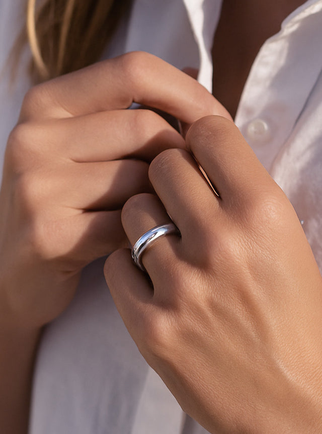 Mila Combo Silverring, 4 mm