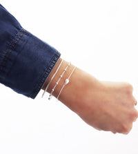 Drop Mini Bracelet silver