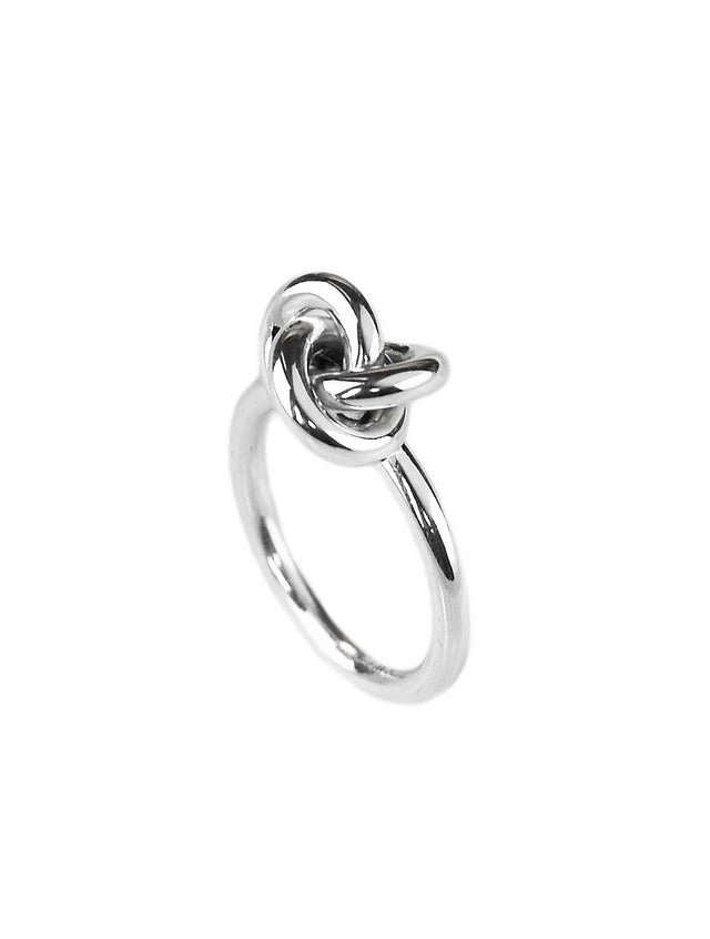 3 in One Medium Knot Silverring - Mila Silver