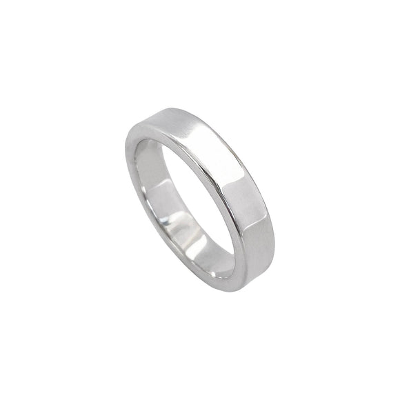 MILA MAN ring, silver 5 mm - Mila Silver