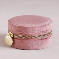 JEWELERY BOX VELVET, Pink