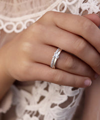 Monet Wedding / Engagement ring, diamond 0.25 ct.