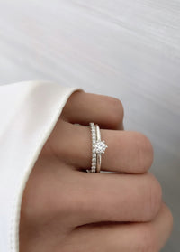 Julie Diamond silver ring 0.25 ct.
