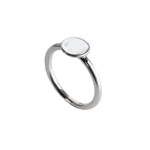 MINI MOON ring, silver - Mila Silver