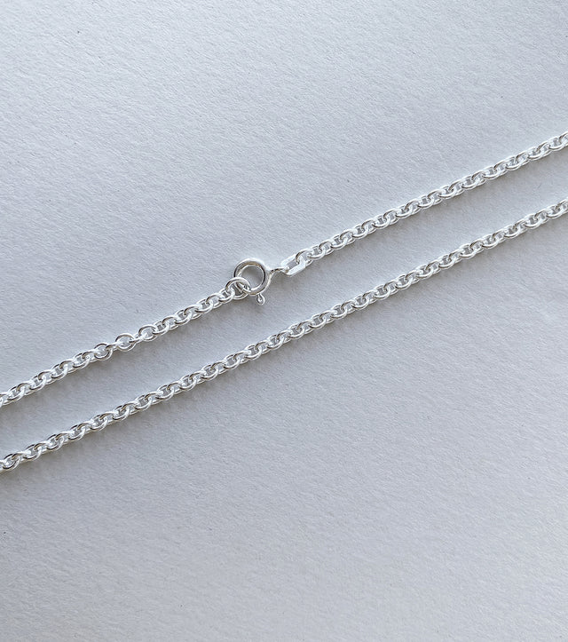 KEDJA ankar silver, 1.5 mm, 60 cm - Mila Silver