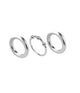 MILA COMBO Ring stack 4 mm ringar + Jupiter ring - Mila Silver