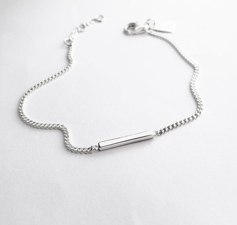 ROD MINI armband silver - Mila Silver