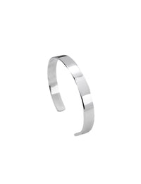 MILA Plain Cuff silver, blankt - Mila Silver