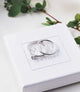 SET FÖRLOVNINGSRINGAR silver, Minou Diamantring + 5 mm ring - Mila Silver