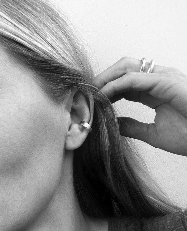 PLAIN ear cuff silver - Mila Silver