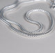 FROST Kedja halsband, silver 42 cm - Mila Silver