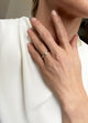 MILA COMBO Ring stack Minou diamantring + Plain ring - Mila Silver