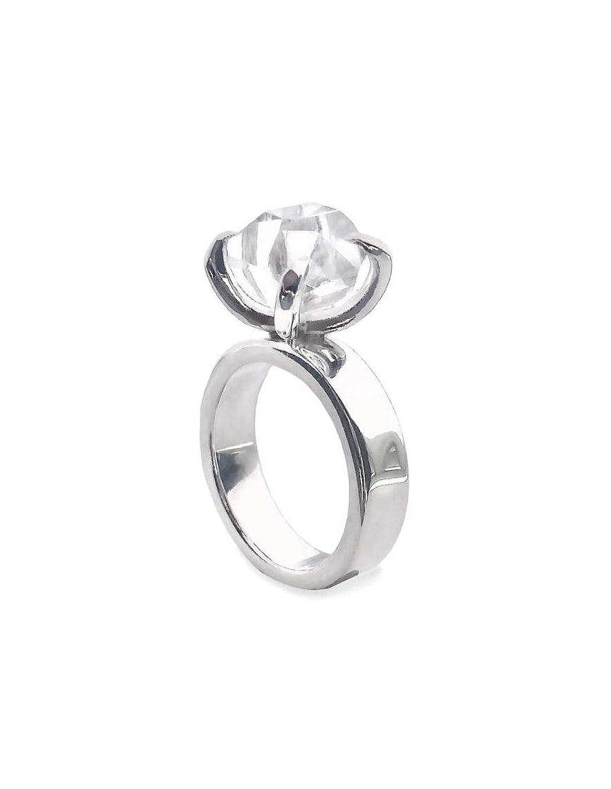 Fashion Sterling Silver Adjustable Diamond Engagement Proposal Ring With  Free Case | Jumia Nigeria
