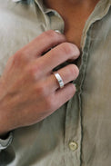 MILA MAN Ring stack Silverringar, 5 mm - Mila Silver