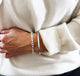 PLAIN ROUND Cuff armband, silver - Mila Silver
