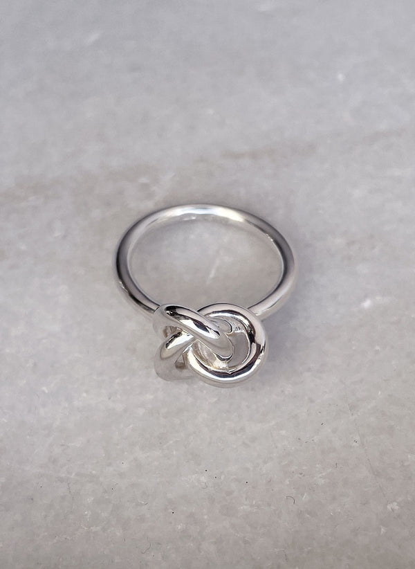 MILA COMBO Ring stack Knot ring + Amalia + Thin ring - Mila Silver