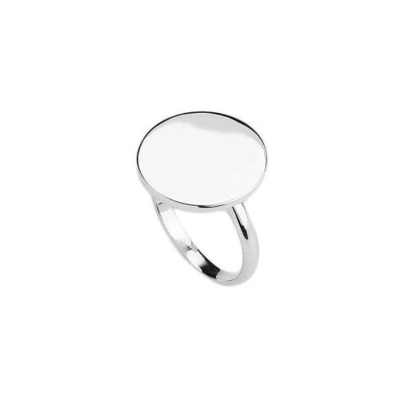 MOON Ring, silver - Mila Silver