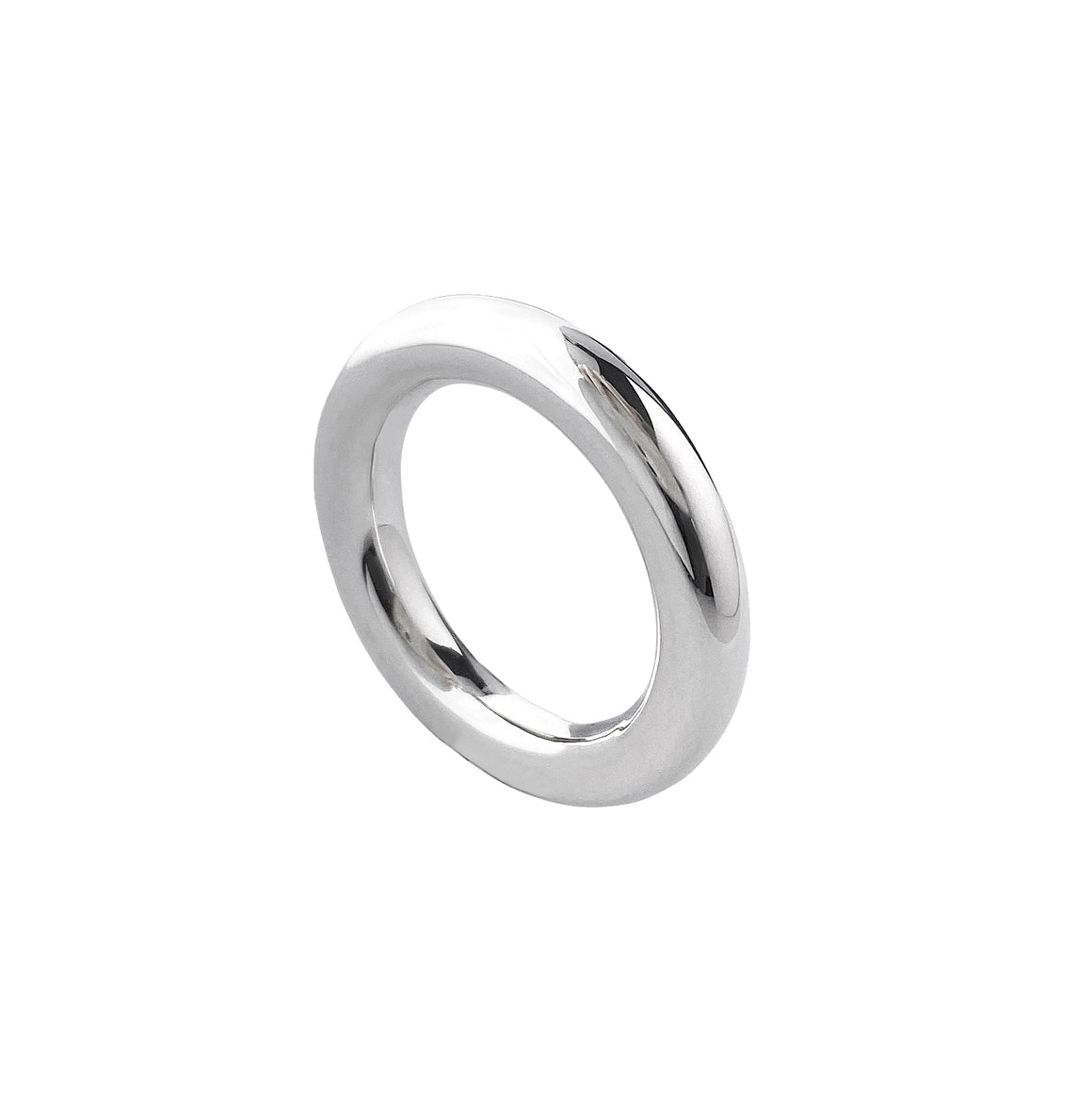 MAMMOT ring | Large heel ring for women in genuine silver | Free ...