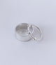 MILA COMBO Ring stack Plain ring + Jupiter ring - Mila Silver